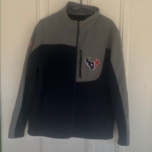Texans Swiss Tech Black and Gray Jacket